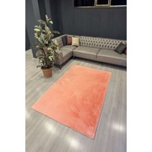 Freya Home Yumuşacık Tavşan Tüyü Tüy Dökmez Salon Halısı Yumuşak Dokulu Çocuk Halısı Peluş Halı Şeker Pembe