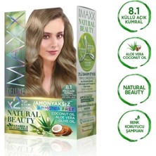 Maxx Deluxe Natural Beauty Amonyaksız Saç Boyası 8.1 Küllü Açık Kumral