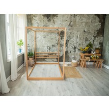 Oppipo Ahşap Montessori Karyola - Masif Ahşap Karyola - Montessori  Yatak