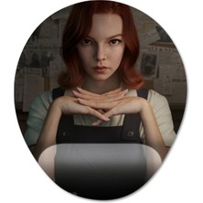 Pixxa The Queen's Gambit Bilek Destekli Mousepad Model - 5 Oval