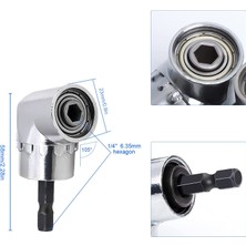 Mager 15 Parça Matkap Için Vidalama Uç Seti Altıgen Hex Köşe Kör Vidalama Adaptörü Hızlı Bits Adaptör Esnek Hortum