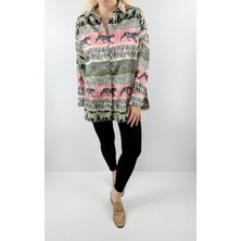 Modaonna Safari Saten Tunik Gömlek