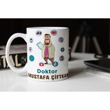 Melif Tasarım Kişiye Özel  ' Doktor '  Meslek  Temalı  Beyaz Kupa