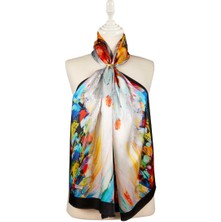 Bursa İpek Kırmızı Angel Ipek Tablo Fular