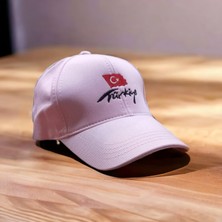Salar Ticaret Türkiye Nakışlı Pembe Şapka
