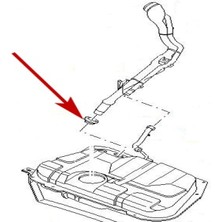 Fkoto Ford Mondeo Yakıt Depo Lastiği Benzin Dolum Boru Boğaz Lastiği 96-07