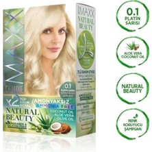 2 Paket Natural Beauty Amonyaksız Saç Boyası 0.1 Platin Sarısı