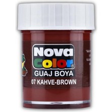 Guaj Boya 25 ml Tek Renk 1 Adet Nova Color Su Bazlı 25 ml Guaj Boya 1 Adet