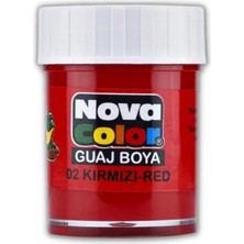 Guaj Boya 25 ml Tek Renk 1 Adet Nova Color Su Bazlı 25 ml Guaj Boya 1 Adet