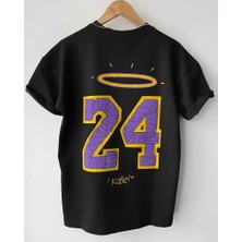 Wolters Outdoors Erkek Kobe Bryant Oversize Baskılı Pamuklu Bisiklet Yaka Kısa Kollu T-Shirt