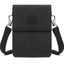 Smart Bags Küçük Telefonluk Kadın Çantası Krinkıl Kumaş 3173 Siyah