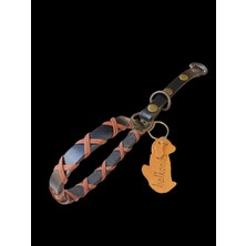 Balkonda Köpek boyun tasması hakiki deri sıkıştırmalı model kalınlık:4mm genişlik:1,5cm boyun ölçüsü:L.36-45cm dog collar T1-12L