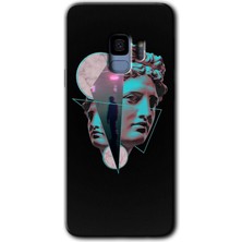 MRC İletişim Samsung Galaxy S9 Kılıf Hd Desen Baskılı Arka Kapak - Heykel