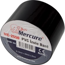 Mercure Pvc Izole Bant Geniş MC-2550(0,13MMX50MMX25MT)*