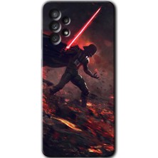 MRC İletişim Samsung Galaxy A53 Kılıf Hd Desen Baskılı Arka Kapak - Darh Vader Wars