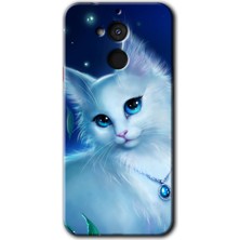 MRC İletişim General Mobile Gm 8 Kılıf Hd Desen Baskılı Arka Kapak - Cat Glance