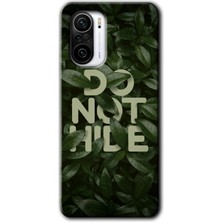 MRC İletişim Poco F3 Kılıf Hd Desen Baskılı Arka Kapak - Do Not Hide