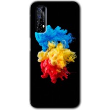 MRC İletişim Realme 7 Kılıf Hd Desen Baskılı Arka Kapak - Black 1