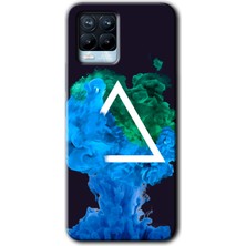 MRC İletişim Realme 8 Pro Kılıf Hd Desen Baskılı Arka Kapak - Ink Clot
