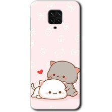 MRC İletişim Xiaomi Redmi Note 9s Kılıf Hd Desen Baskılı Arka Kapak - Kedi Aşkı