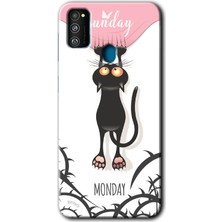 MRC İletişim Samsung Galaxy M30S Kılıf Hd Desen Baskılı Arka Kapak - Dark Sunday