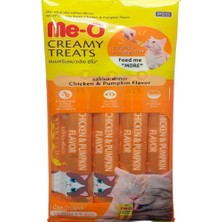 Me-O Creamy Kedi Ödülü Tavuk Bal Kabağı 4X15 gr