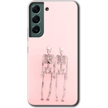 MRC İletişim Samsung Galaxy S22 Kılıf Hd Desen Baskılı Arka Kapak - Yaşayan Çift