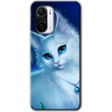 MRC İletişim Xiaomi Redmi K40 Pro Kılıf Hd Desen Baskılı Arka Kapak - Cat Glance
