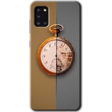 MRC İletişim Samsung Galaxy A31 Kılıf Hd Desen Baskılı Arka Kapak - Clocks Artwork