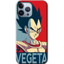 MRC İletişim iPhone 13 Pro Kılıf Hd Desen Baskılı Arka Kapak - Vegeta