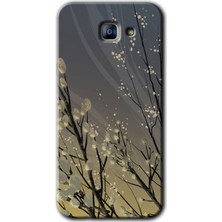 MRC İletişim Samsung Galaxy A8 2016 Kılıf Hd Desen Baskılı Arka Kapak - Branches Flowers