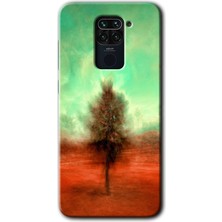 MRC İletişim Xiaomi Redmi Note 9 Kılıf Hd Desen Baskılı Arka Kapak - Outlines Paint