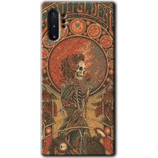 MRC İletişim Samsung Galaxy Note 10 Plus Kılıf Hd Desen Baskılı Arka Kapak - Iskelet Aşk