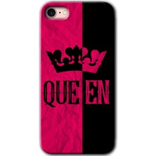 MRC İletişim iPhone 7 Kılıf Hd Desen Baskılı Arka Kapak - Queen