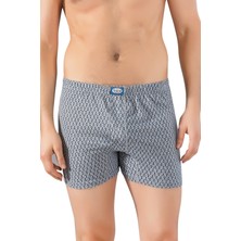 Lüx Drm 2'li Paket %100 Pamuklu, Düğmeli, Karışık Desenli, Penye Erkek Boxer 312