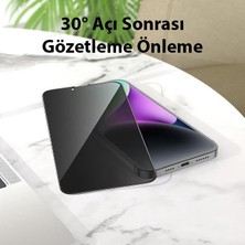 Polhammobile Polham Gizlilik Özellikli Iphone 13,13 Pro,iphone 14 Uym Privacy Ful Kaplama Kırılmaz Ekran Koruyucu