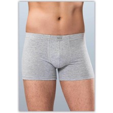 Anıt 10 Adet, (Ekonomik Paket) Pamuklu Esnek Erkek Boxer %92 Pamuk %8 Likra Gri