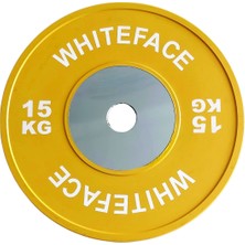 Whiteface Olimpik Halter Plakası (Disk) 15KG (Sarı)