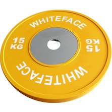 Whiteface Olimpik Halter Plakası (Disk) 15KG (Sarı)