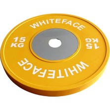 Whiteface Olimpik Halter Plakası (Disk) 15KG (Sarı)