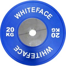 Whiteface Olimpik Halter Plakası (Disk) 20KG (Mavi)