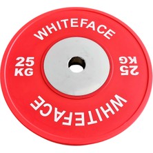 Whiteface Olimpik Halter Plakası (Disk) 25KG (Kırmızı)