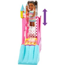 Melek Store  HHB67 Barbie  Bebek Bakıcısı Skipper Oyun Evi Seti