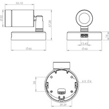 Sharplace 10-30V Karavan Rv Okuma Işık USB Telefon Şarj Cihazı LED Motorhome Başucu Lambası (Yurt Dışından)