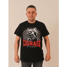 Rood Unisex Kısa Kol T-Shirt Courage