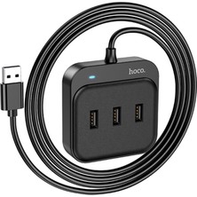 Hoco HB31 Easy 4in1 USB To 4x Usb2.0 Hub Çevirici Dönüştürücü Adaptör 1.2m