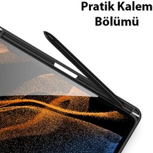 Polhammobile Polham Samsung Galaxy Tab S8 (X700-X706) Tablet Kılıfı,kalem Yerli Standlı Manyetik Uyku Modlu