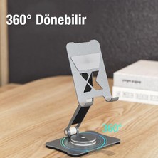 Polhammobile Polham 360 Derece Dönebilen Yüksekik ve Açı Ayarlı Katlanabilir Tablet, Telefon Standı, Dayanıklı