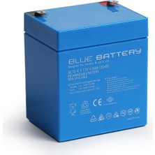 Blue Battery 12V 4.5 Amper Bakımsız Kuru Akü , Ups Aküsü