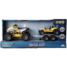 Sunman Maxx Wheels Sesli ve Işıklı Süper Atv 34064 Sarı